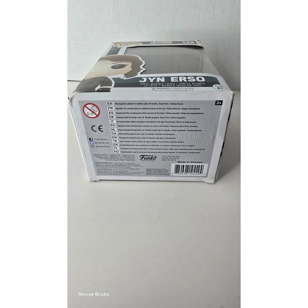 Funko Pop! Vinyl: Star Wars‎ - Jyn Erso #138 New in Box Great Condition - Picture 6 of 7